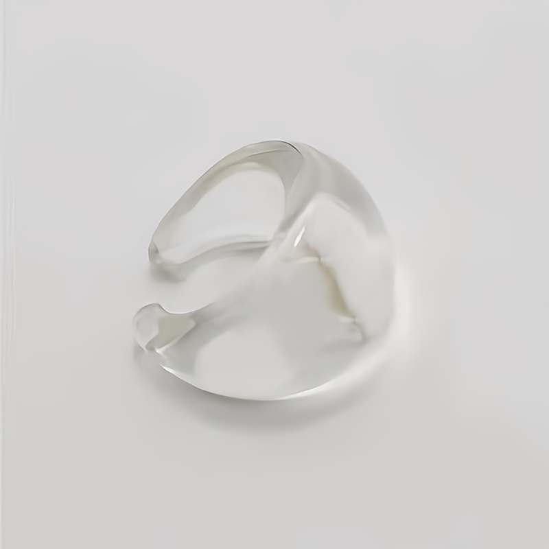Women's Minimalist Resin Ring, Versatile Everyday Accessory